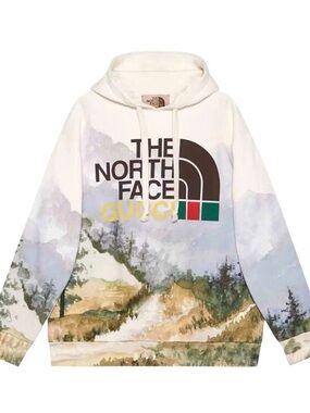 GUCCI X THE NORTH FACE HOODED SWEATSHIRT (OVERSIZED)
